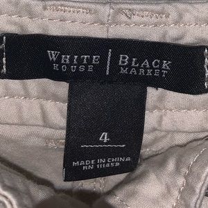 White House Black Market Khaki Capri